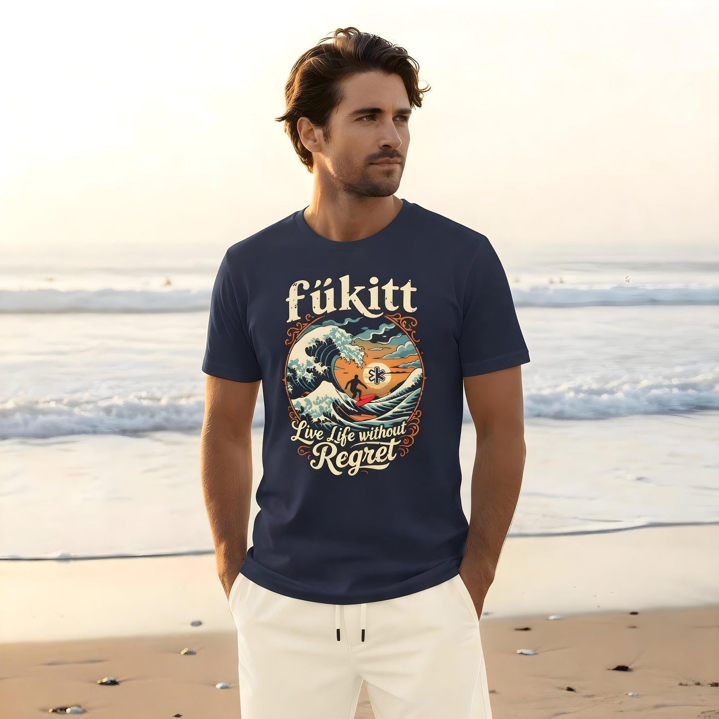 Surfidence Navy Unisex Tee 3001