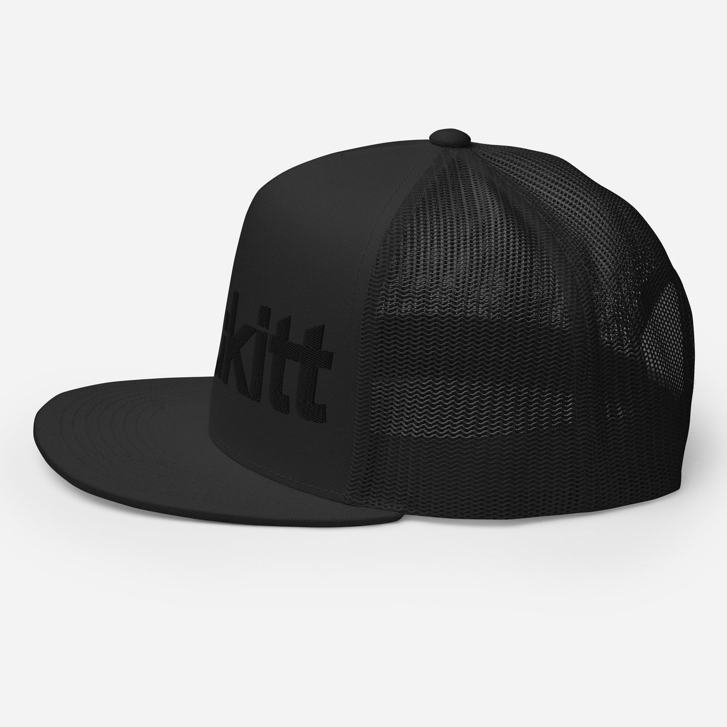 Traditional Black & Black Trucker 6006