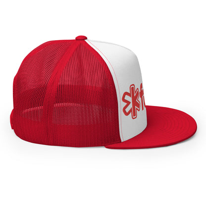 Traditional Red & Red Trucker 6006