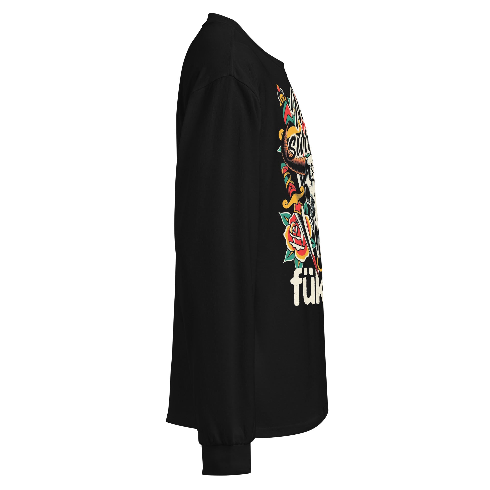 Daggorn Unisex Black Heavyweight Long Sleeve Shirt 5081 – Fükitt